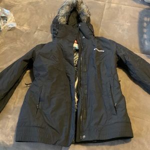 Small Columbia black jacket with Omni heat